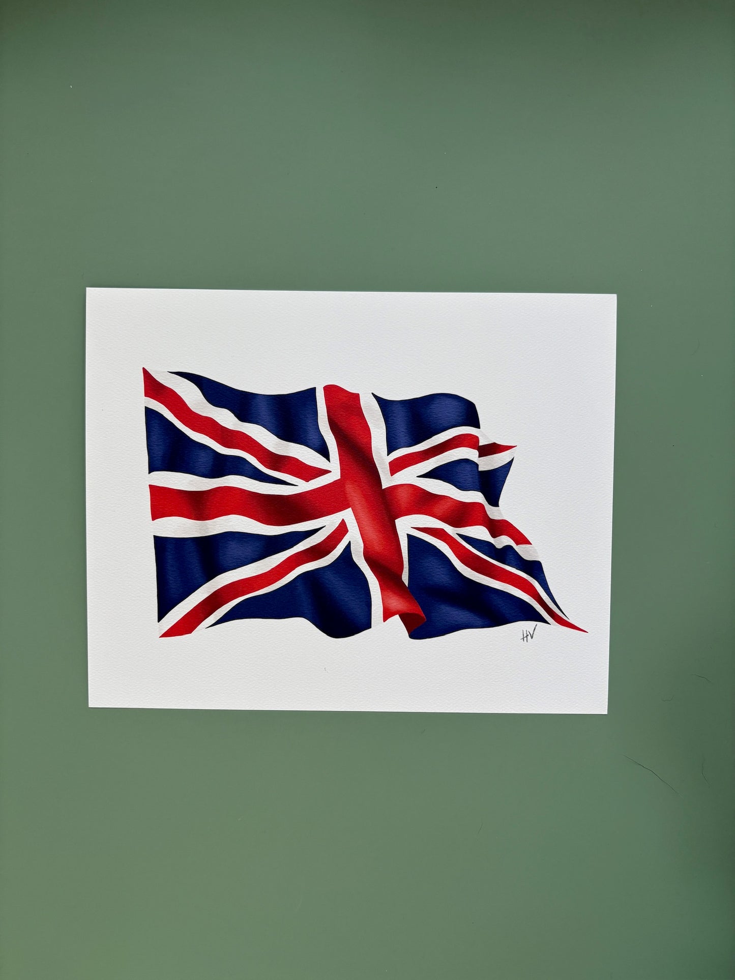 Union Jack Flag Print