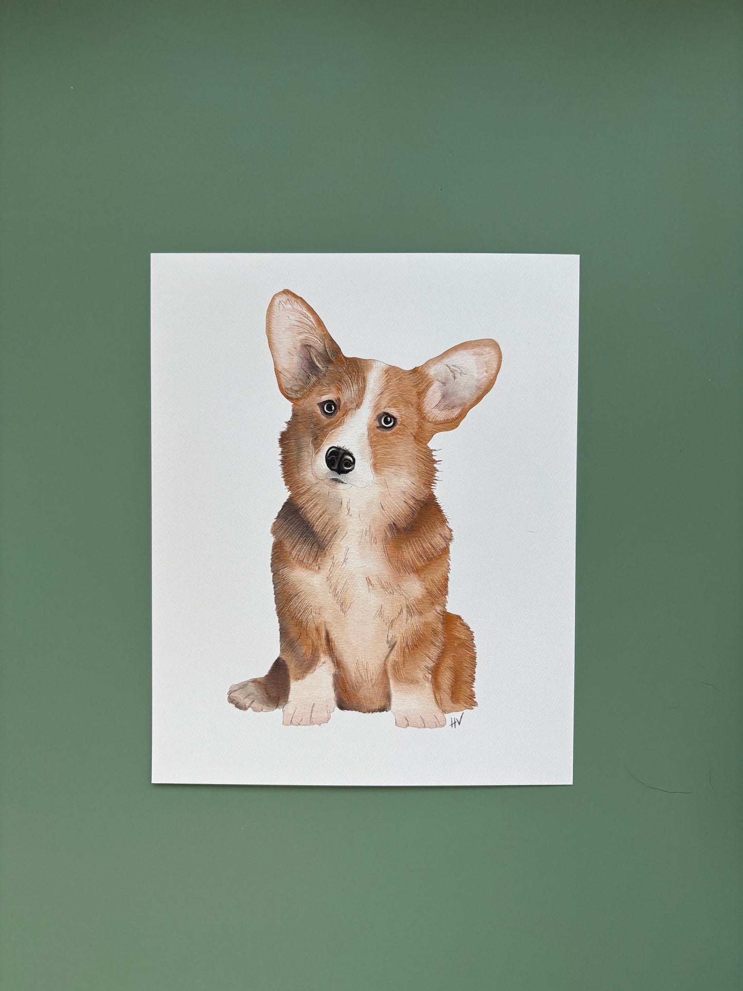 Corgi Print