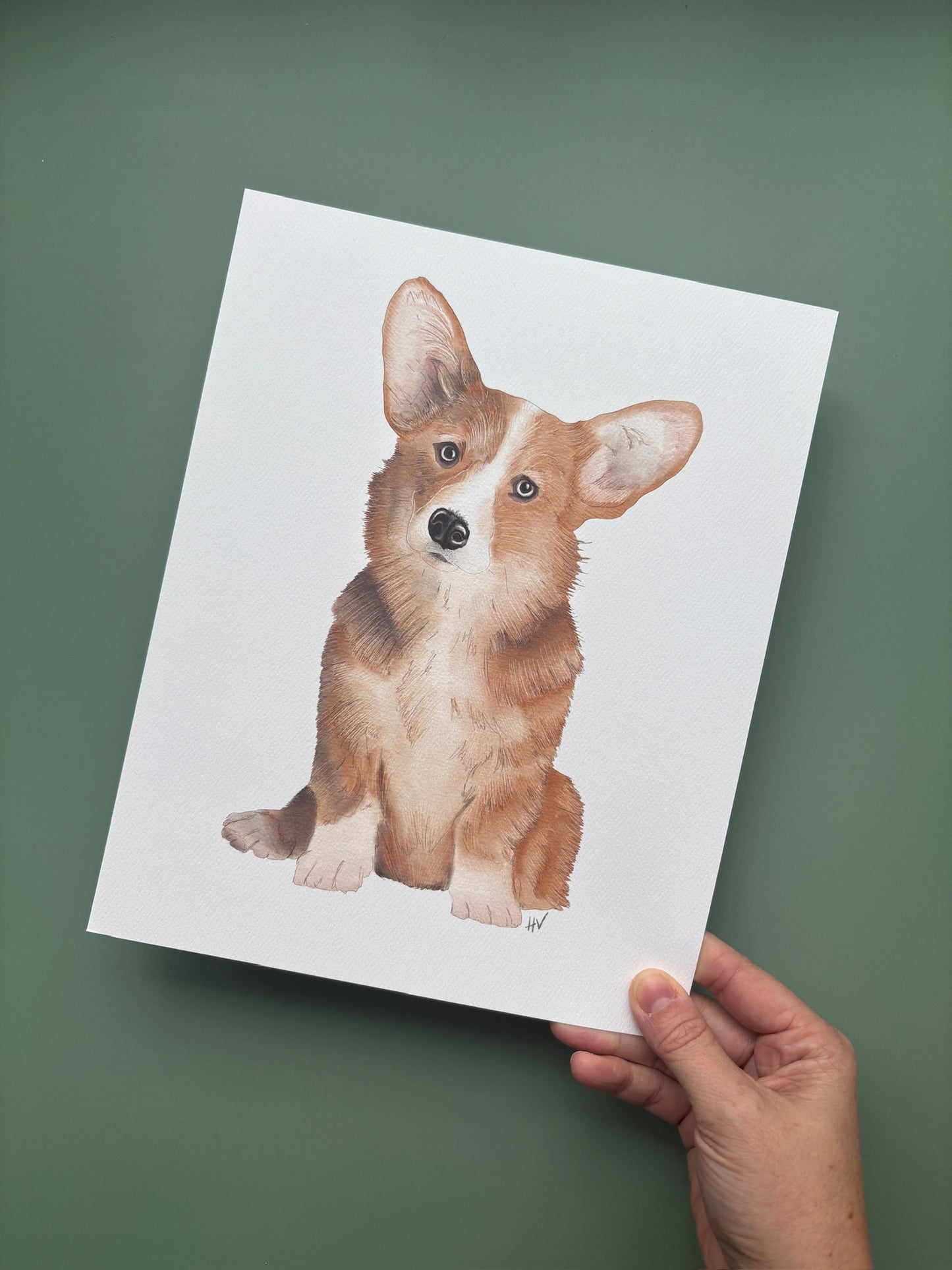 Corgi Print