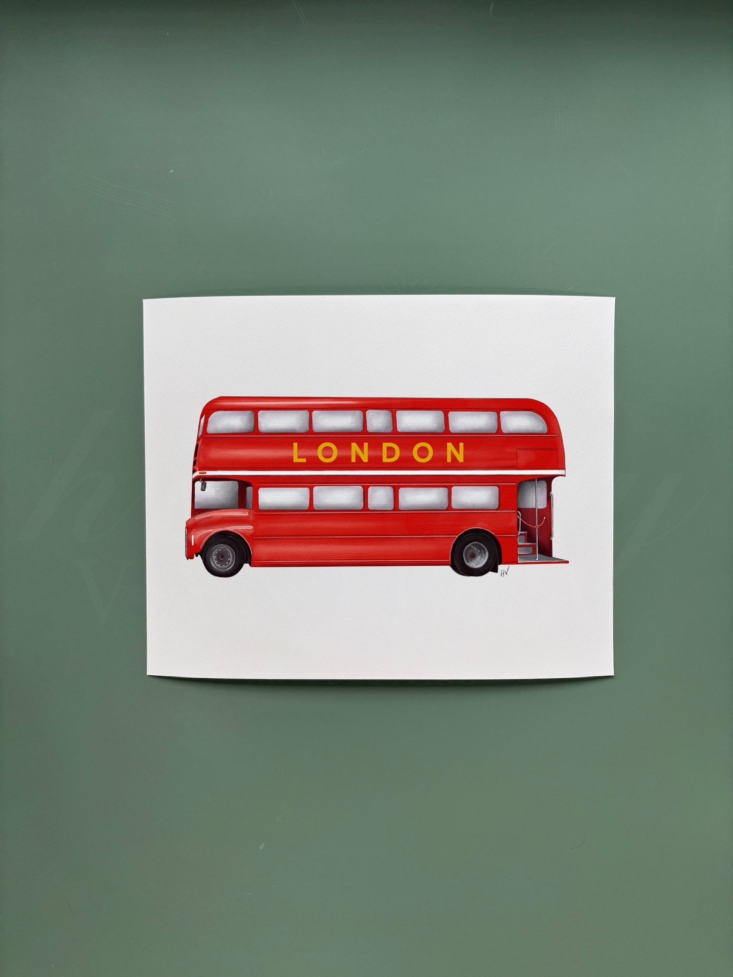 London Bus Print