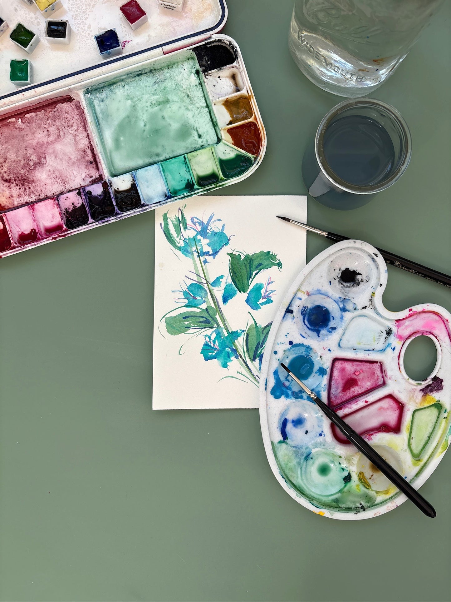 Soft as the Sky’s Own Garden 5x7