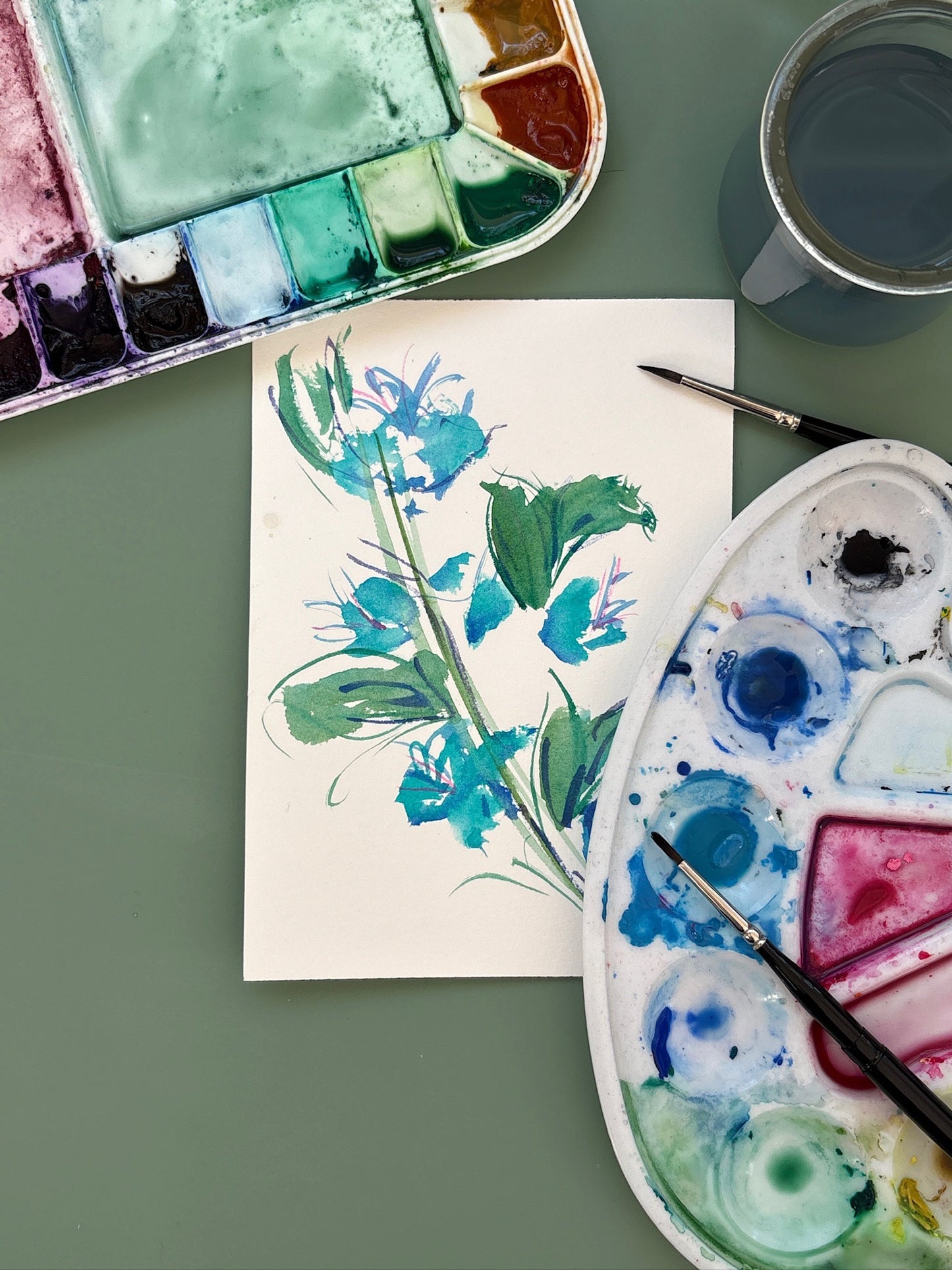 Soft as the Sky’s Own Garden 5x7