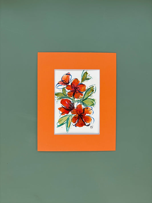 The Space Where Petals Sing 5x7