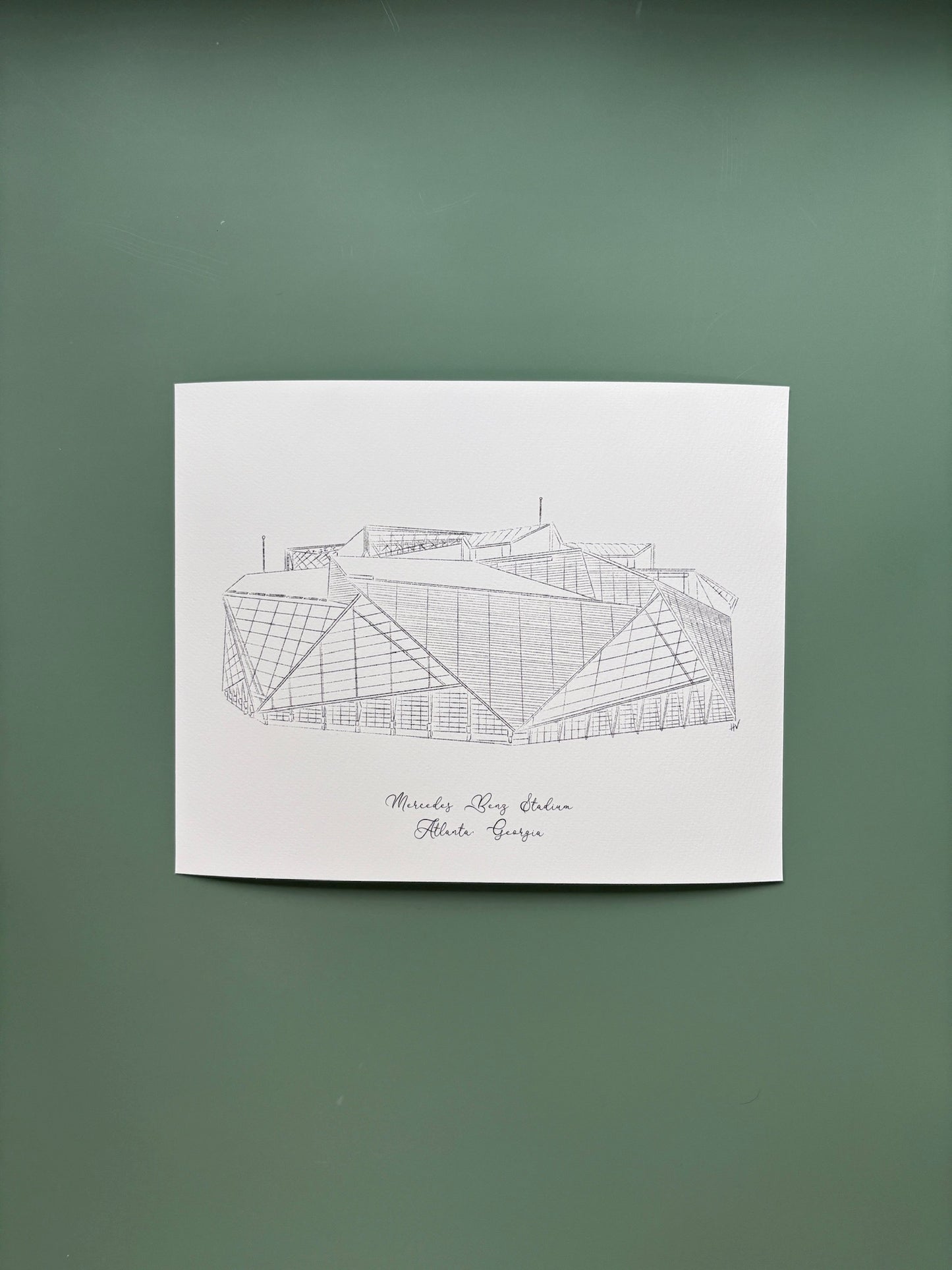 Mercedes Benz Stadium Fine Art Print