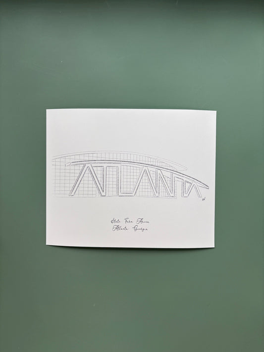 State Farm Arena "Atlanta" Fine Art Print