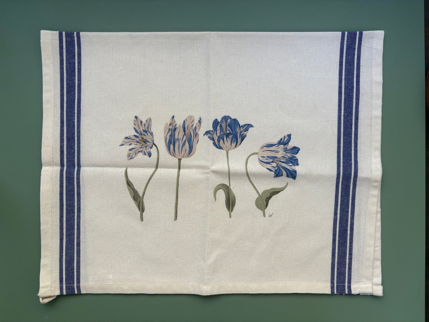 Tulip Striped Kitchen Towel