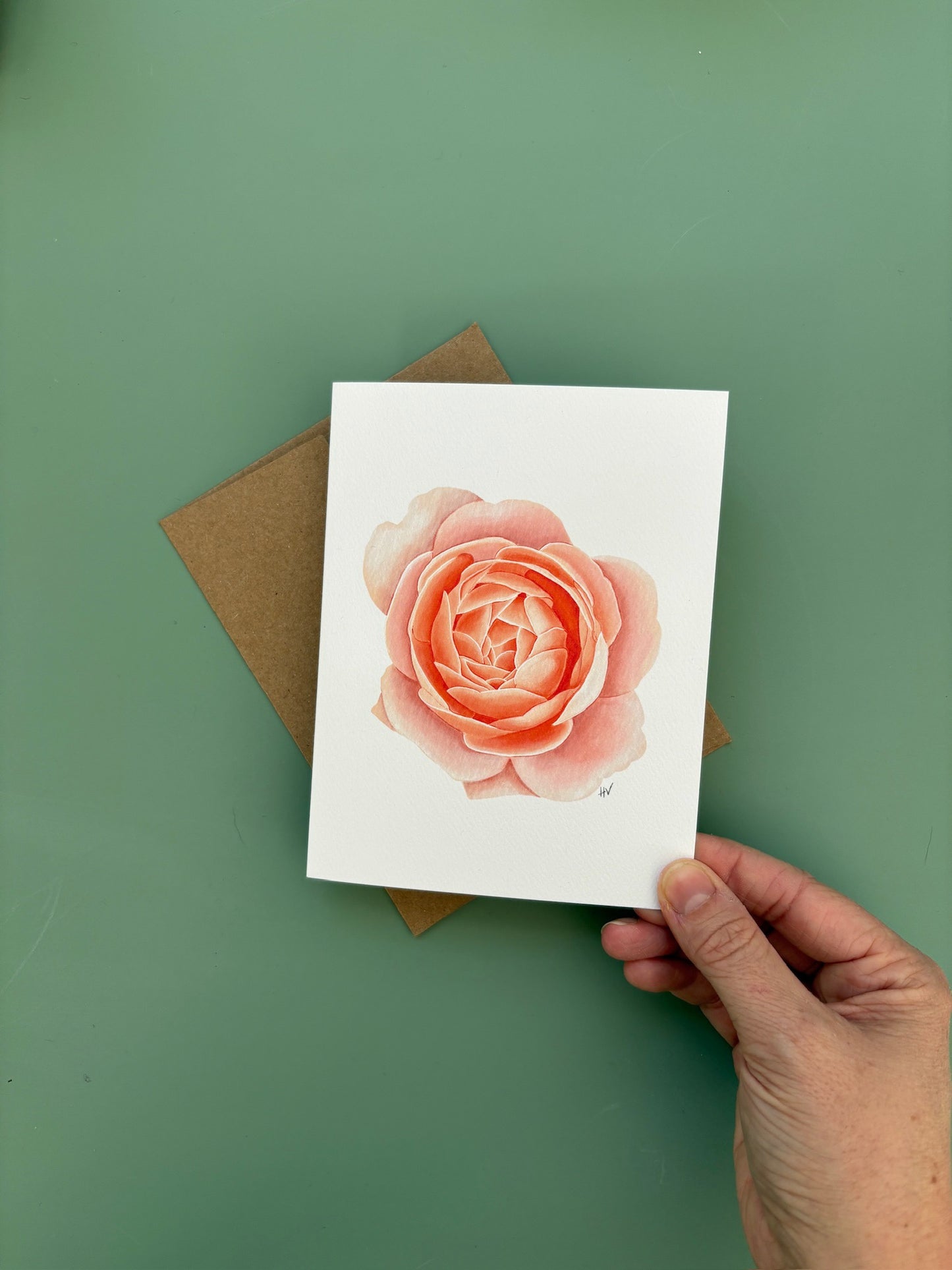 Rose Greeting Card