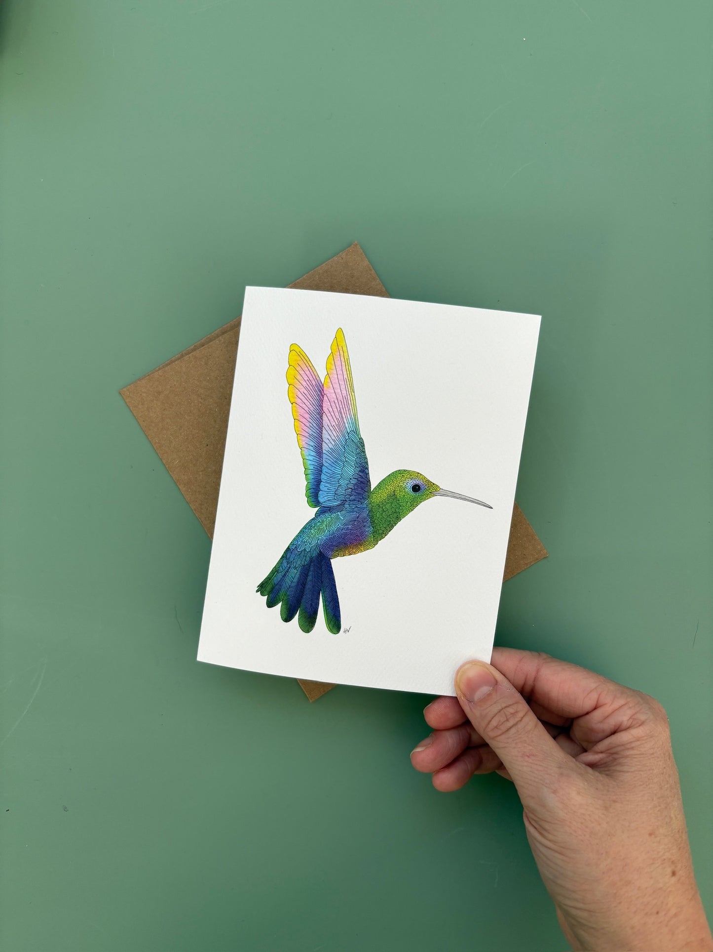 Hummingbird Greeting Card
