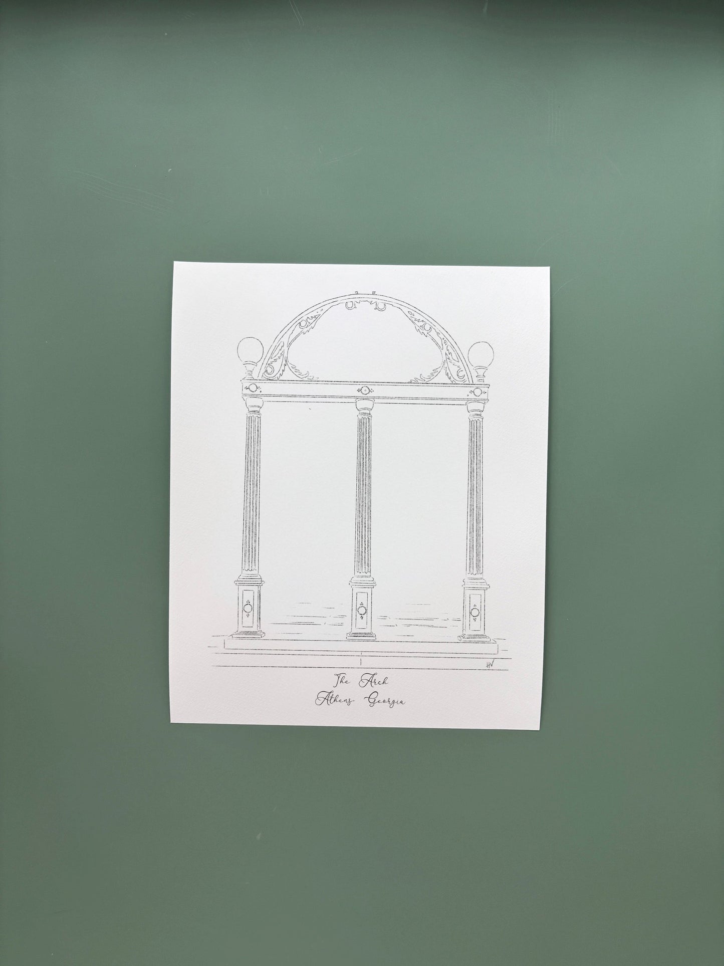 The Arch at UGA Fine Art Print